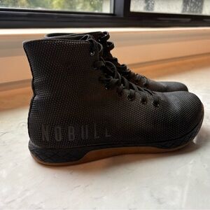 NOBULL Outwork Unisex Black strength Training High Top Shoes